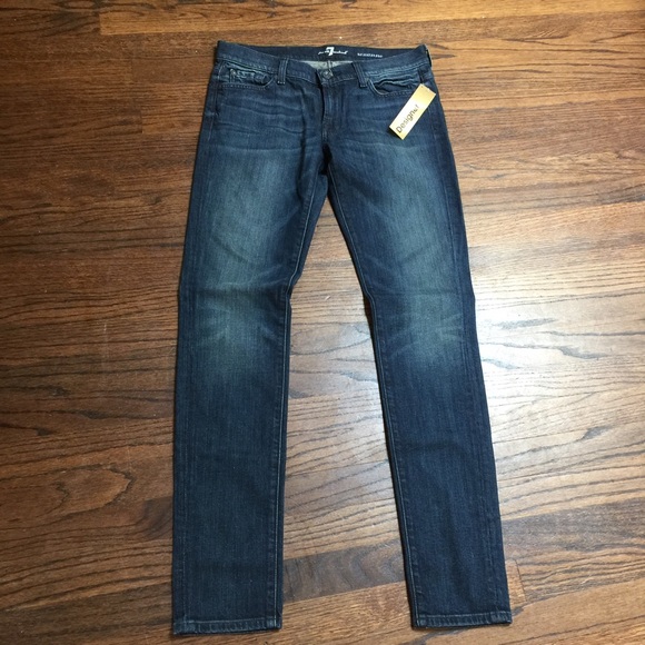 Seven for all mankind skinny bling jeans