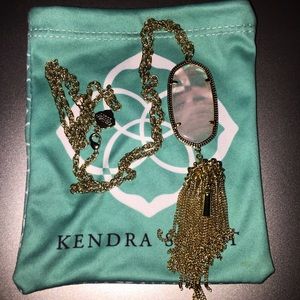 Kendra Scott Rayne Necklace Rose Quartz