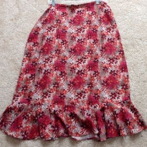 Floral skirt