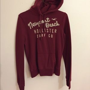 Maroon Hollister Sweatshirt
