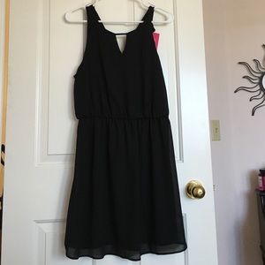 Black flowy dress