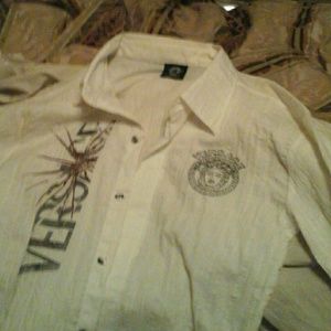 Versace button up