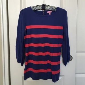 Pink and Blue Stripe Lilly Pulitzer Sweater