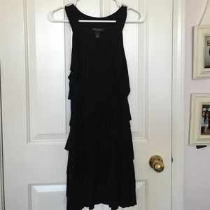 White House black market black flowy dress.