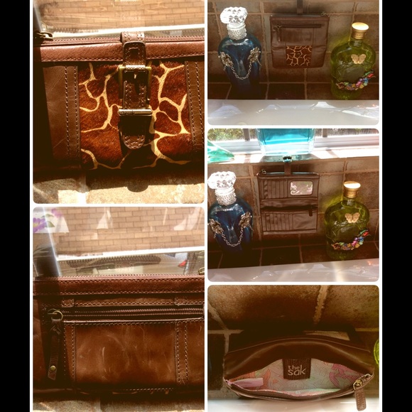 💥The Sak Leather & Giraffe Fur Wallet💥