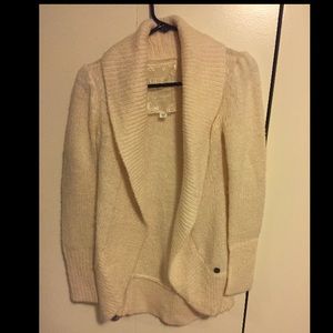 Cream cardigan