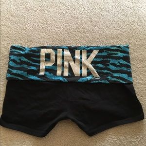 PINK yoga shorts size small
