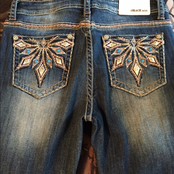 Grace in LA Easy Fit Straight Leg Jeans