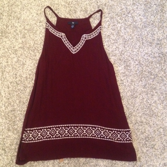 GAP maroon tunic