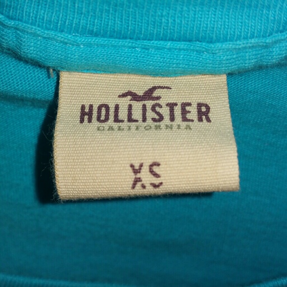 🖤 Hollister Turquoise Beach Tee - Picture 3 of 3