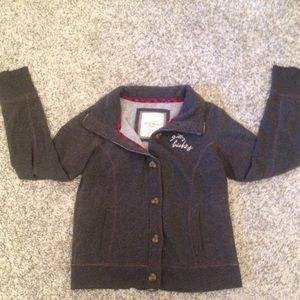 🎉Gilly Hicks grey button up sweater