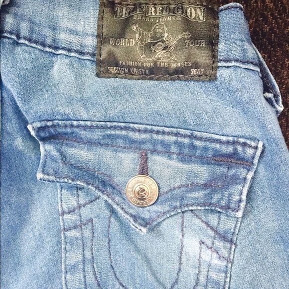 True religion denim cargo style Jean.