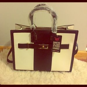 Black and white bag