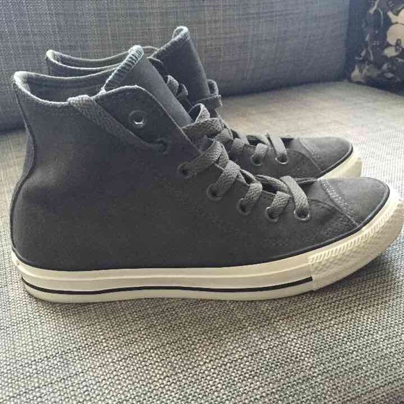 Dark Grey Suede Converse