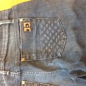 joes provocateur dark wash with stitched pockets