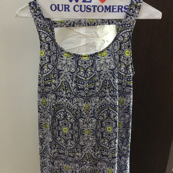 The Limited printed tank top with back detail