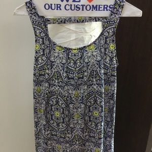 The Limited printed tank top with back detail