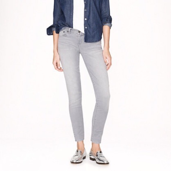 J.Crew Grey Toothpick Jean