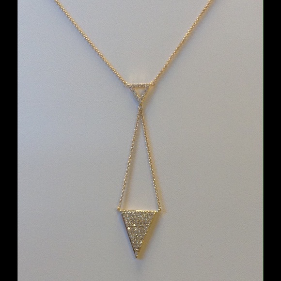 ❌SOLD❌ Fashion Necklace 18k Gold Plated Zirconia - Picture 3 of 3