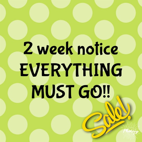 Closet closing till further notice!!