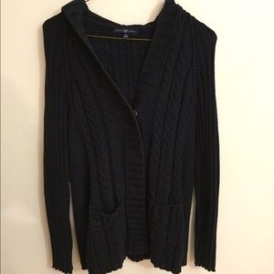 Navy Blue button down Cardigan
