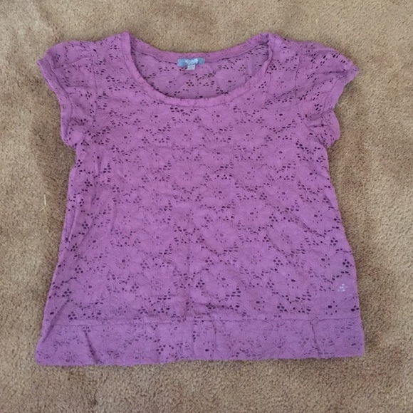 Purple top, slightly see through