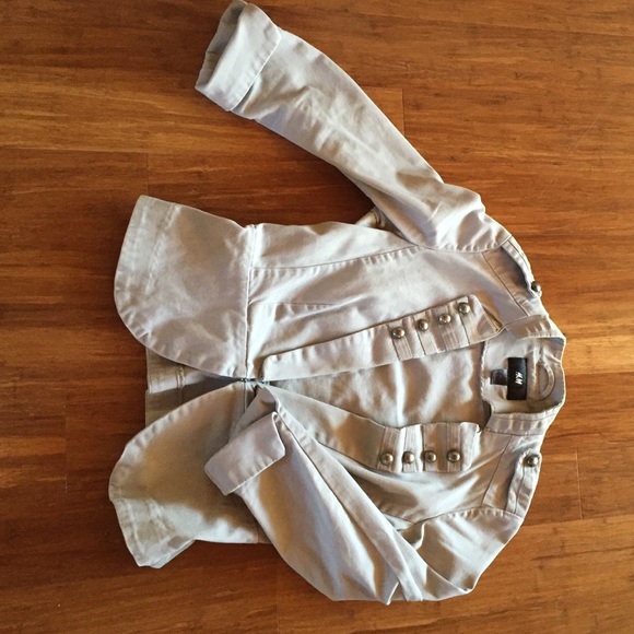 H&M Grey Military Jacket