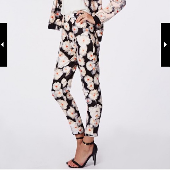 Missguided floral pants