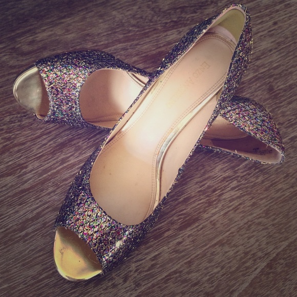 Enzo Angiolini occasion peep toe heels - Picture 1 of 4