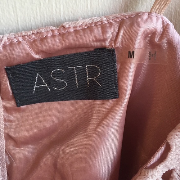 ASTR  pink lace top - Picture 3 of 6