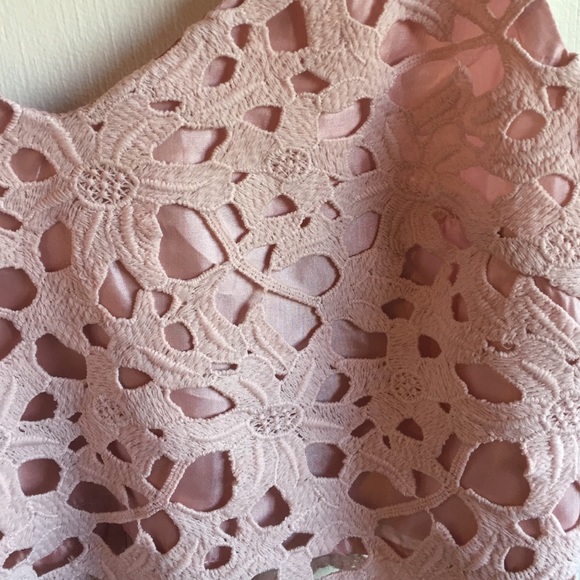 ASTR  pink lace top - Picture 4 of 6