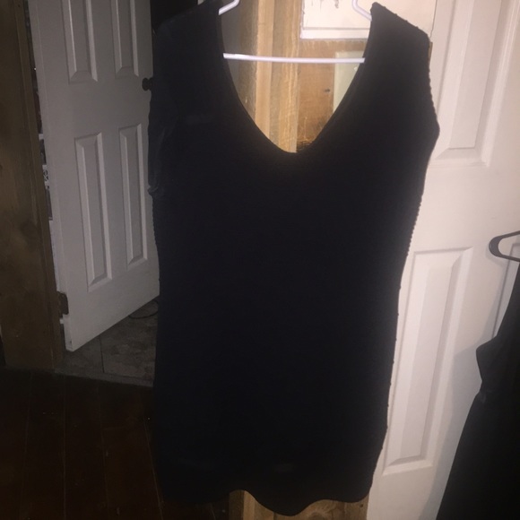 Black light weight sweater dress