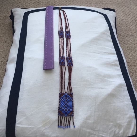 Authentic beaded Native American necklace - Picture 3 of 4