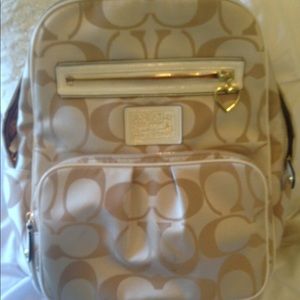 COACH Daisy sateen backpack