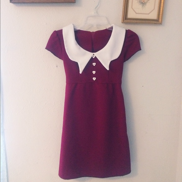 Vintage inspired red/maroon dress