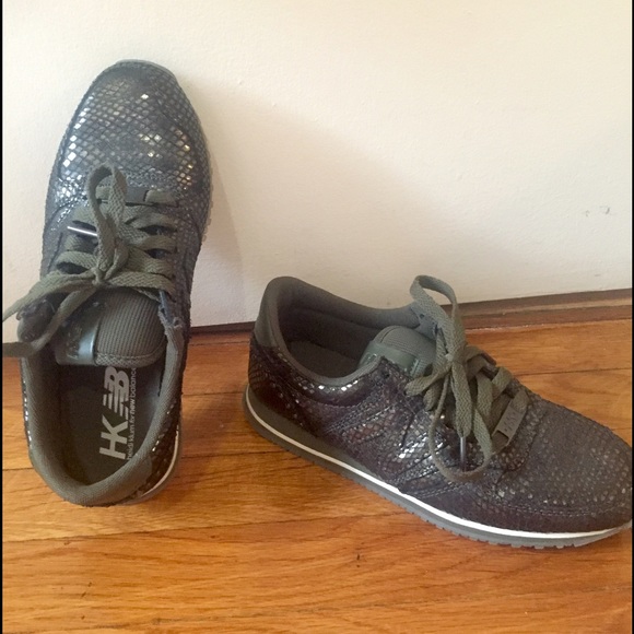 Dark Green Snake Skin Sneakers *Limited Edition