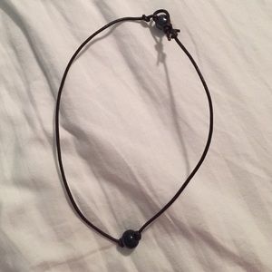 black pearl necklace