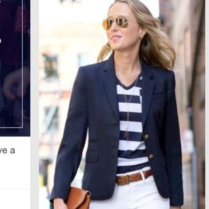 Talbots Navy wool Blazer