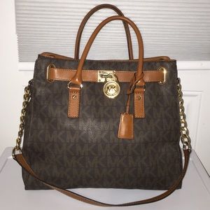 Michael Kors Hamilton Large Logo Tote Bag