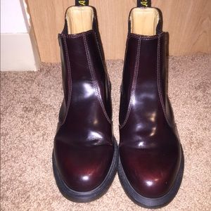 Dr. Martens Cherry Red Chelsea Boots size 9