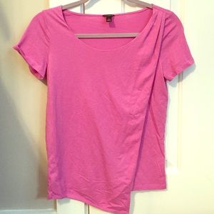 Ann Taylor asymmetrical tee