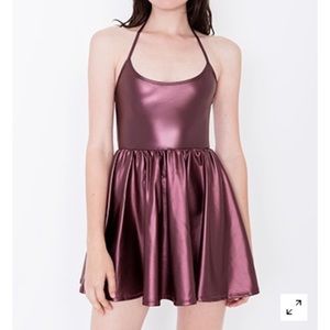 Shiny figure skater dress American apparel