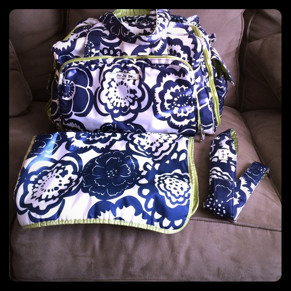 ju ju be Other - Ju Ju Be Cobalt Blossom Be Prepared diaper Bag