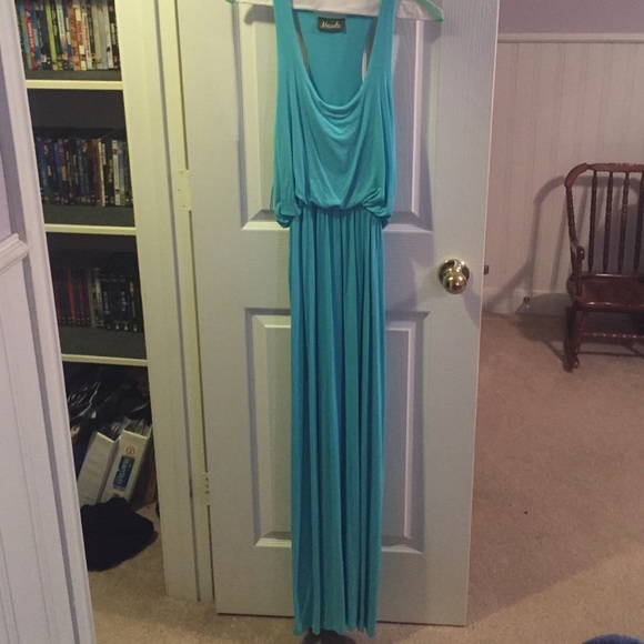 🎀FINAL MARKDOWN🎀 Turquoise Maxi Dress
