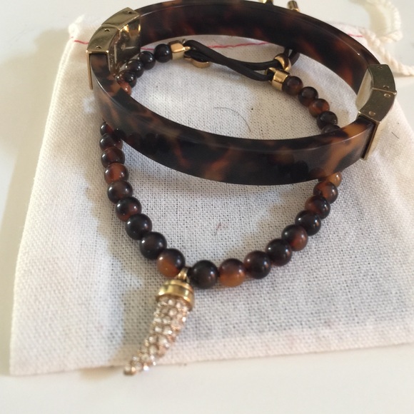 Pair of Michael kors stack bracelets. Real!