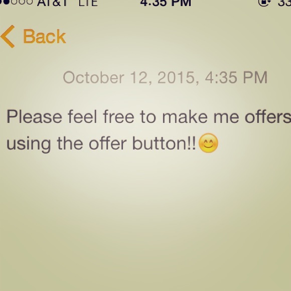 Make offers!