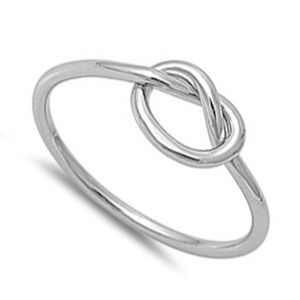 STERLING SILVER KNOT RING