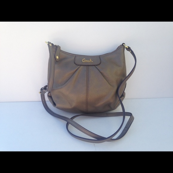 Coach Gunmetal Crossbody Bag