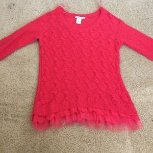 Red Longsleve Sweater