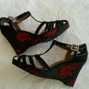 Strappy looking wedges